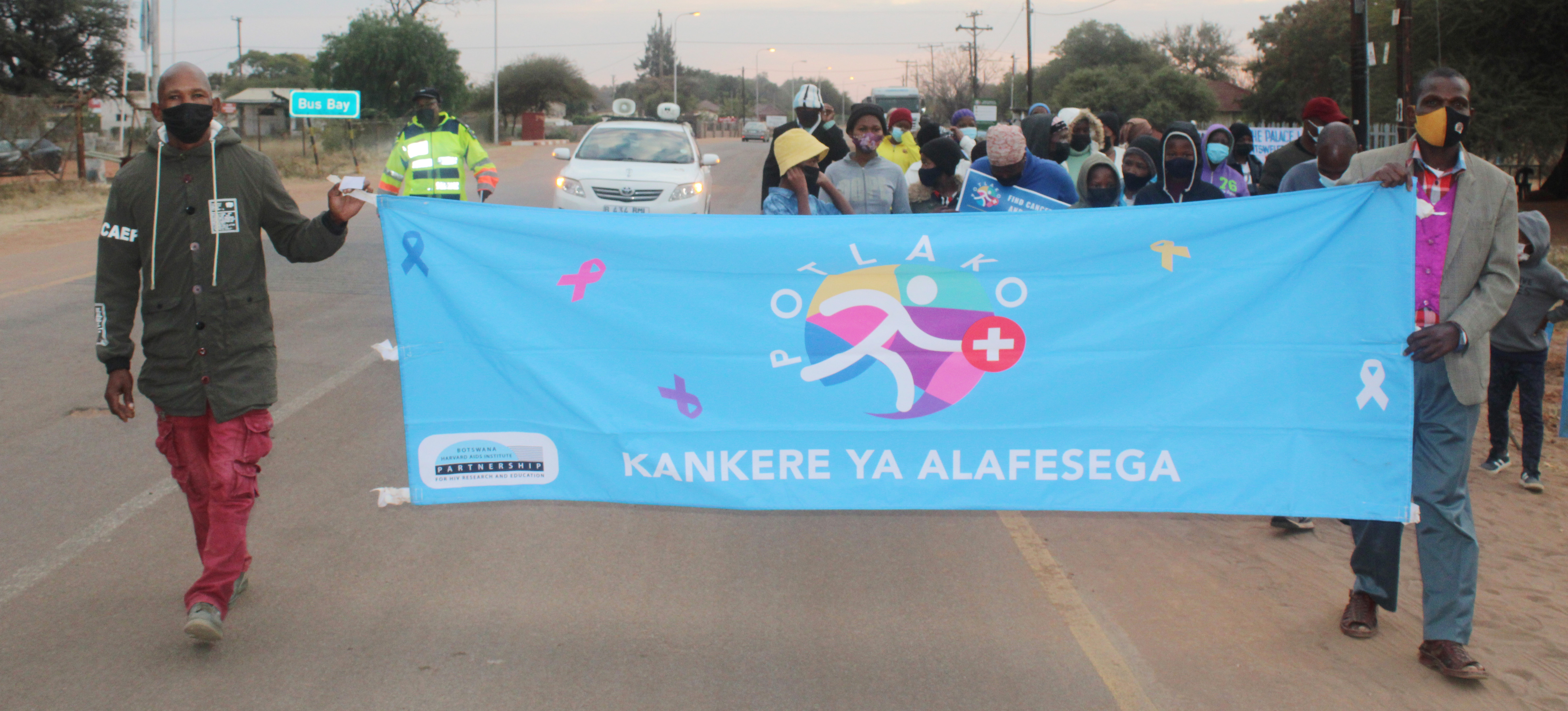 A walk against Cancer in Lentsweletau