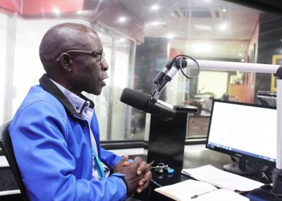 BHP Deputy CEO, Dr Mompati Mmalane sharing study results on Yarona FM