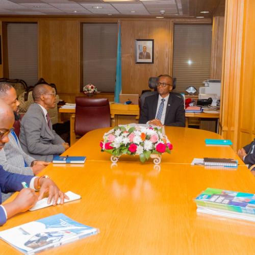 BHP Meets Vice President Gaolathe